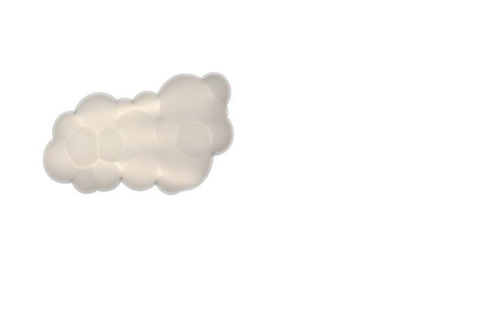 Nuvola Wall Ceiling Lamp by Nemo Lamps Nuvola Wall Ceiling Lamp by Nemo Lamps